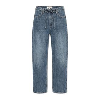 Rag & Bone Jeans, Dames, Blauw, S, Katoen, Recht gesneden jeans