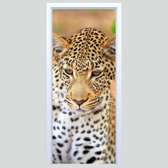 OEM Adhesivo Para Puerta De Tela Con Estampado De Leopardo 171pd