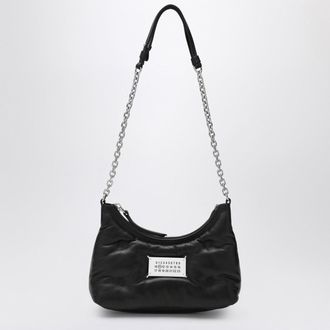 Maison Margiela Micro Glam Slam Hobo-Tasche in Schwarz
