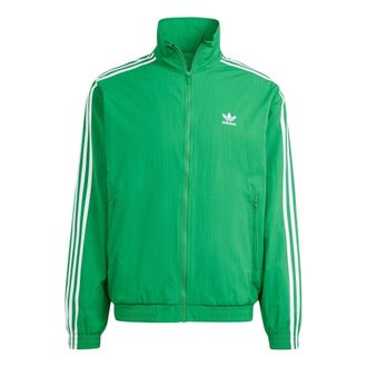 adidas originals Adicolor Woven Firebird Track Top Asia Sizing Green IT2493