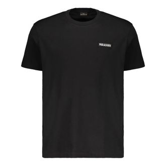 Paul & Shark Paul & Shark, T-Shirts, male, Black, Size: 2XL Crew Neck T-Shirt