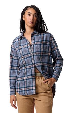 Backcountry Venture Classic Flannel Shirt - Womens in Midnight Blue Peeler Plaid at Nordstrom, Size X-Small