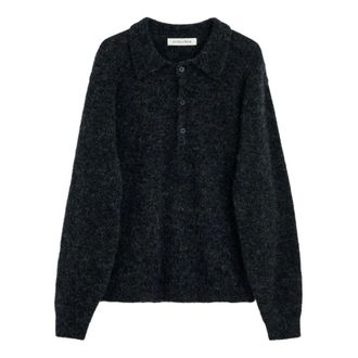 Sunflower Mohair Polo - Heren - Truien - Grijs - Maat: L Mohair