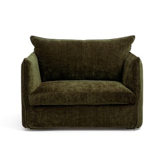 AM.PM Fauteuil XL in geribd fluweel, N&eacute;o Chiquito