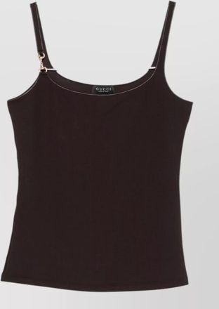 Gucci sleeveless viscose top