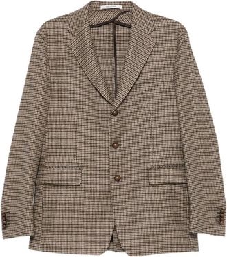 Tagliatore 1Sny 13B Blazer - Heren - Blazers - Beige - M - Wol - Jassen