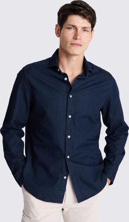 Moss Dark Blue Denim Shirt