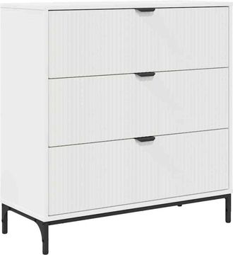 vidaXL Sideboard with Drawer White 79.5 x 33 x 82 cm Engineered wood vidaXL