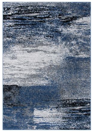 Safavieh Alfombra abstracto moderno de polipropileno gris/azul, 244 x 305 cm