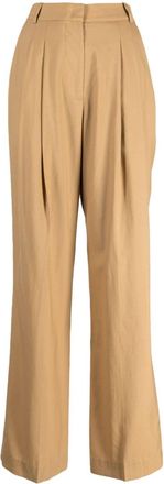 Low Classic straight-leg wool trousers - women - Wool/Polyester - S - Neutrals