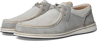 Birkenstock Pasadena - Suede Mens Lace-up Boots Stone Coin/White : EU 46 (US Mens 13-13.5) Regular