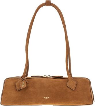 Alaia Nubuck leather medium Le Teckel bag Woman One Size