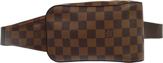 Louis Vuitton Geronimos Waist Damier Brown Canvas Handbag (Pre-Owned)