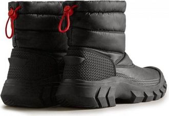 Hunter Womens Intrepid Short Snow Boot - Black material_leather1 - Size UK 7