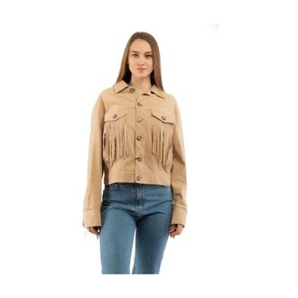 Moschino Jassen, Dames, Beige, S, Katoen, Jassen