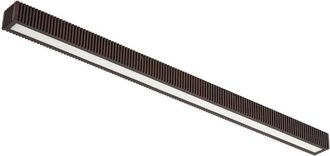 Lucande L&aacute;mpara de techo de madera marr&oacute;n