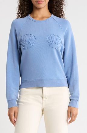 Marine Layer Cloud 9 French Terry Sweatshirt in Granada Sky at Nordstrom, Size X-Small