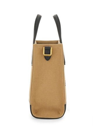 Bally Organic Cotton and Leather Tote Bag - Beige