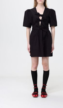 Ganni Abito mini Ganni in cotone stretch