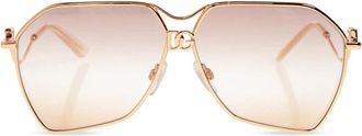Dolce & Gabbana Dg 2326 Zonnebrillen - Dames - Zonnebrillen - Geel - 62 MM - Accessoires