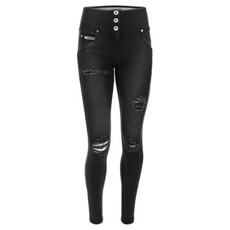Freddy Jeans WR.UP vita media in denim navetta ecosostenibile con strappi