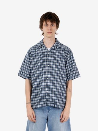 Carhartt Work in Progress S/S Kander Shirt check / blue river