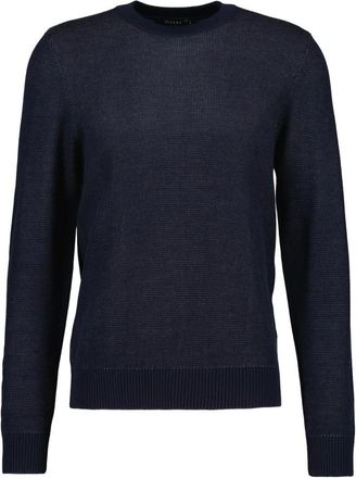 Maerz Regular Fit Ronde Hals Trui - Heren - Truien - Blauw - Maat: XL Katoen