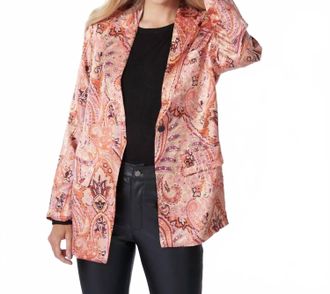 Esqualo Ebba Blazer In Expression Print