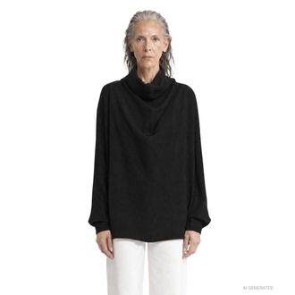 Toteme Cowl Neck Blouse