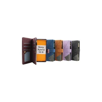 OEM Custodia Protettiva Deluxe Xl Standcase Per Sony Xperia 10 Iii (xq-bt52) Nera