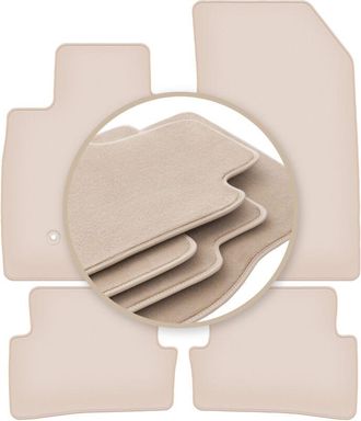OEM Alfombrillas Premium Beige Para: Renault Clio Iii Grandtour, Familiar, Hatchback 2005-2012