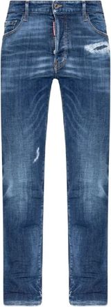 Dsquared2 Stijlvolle herenbroeken voor elke gelegenheid - Heren - Slim Fit Jeans - Blauw - 2XL - Katoen - Jeans