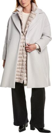 Herno Twofer Wool-Blend Down Coat