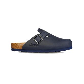 Rohde Blauwe Dames Clog - Alba Stijl - Dames - Slip ons - Blauw - 43 EU - Leer - Schoenen