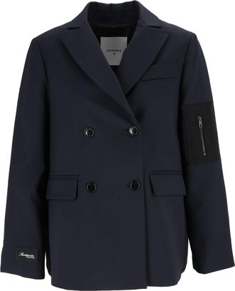 Shirt a Porter Double-Breasted Contrast Double-Breasted Blazer