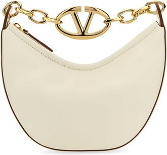Valentino Garavani White mini VLogo Moon shoulder bag