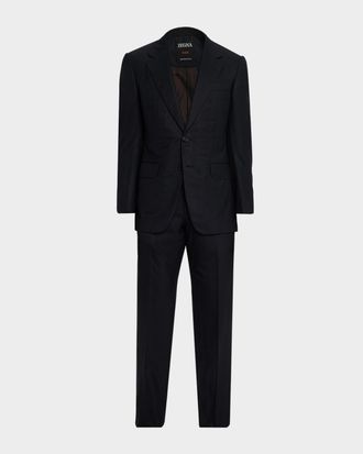 Ermenegildo Zegna Men & apos;s Centoventimila Wool Tonal Stripe Suit