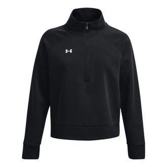 Under Armour (WMNS) Under Armour Rival Fleece 1/2 Zip Sweatshirt Black 1379492-001