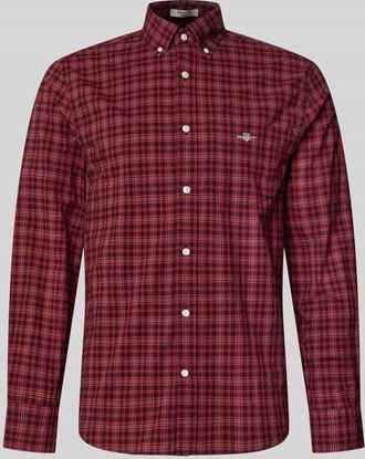 GANT Freizeithemd mit Knopfleiste in Rot, Gr&ouml;&szlig;e XXXL