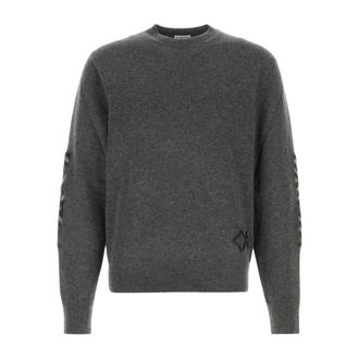 Burberry Su&eacute;ter de lana - Knitwear - Hombre - Gris - M