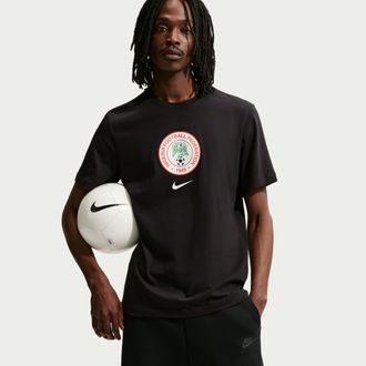 Nike Nigeria Nike Mens Soccer T-Shirt in Black | IH2191-010