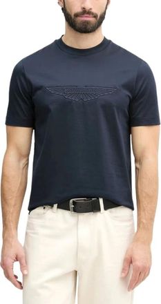 HUGO BOSS Hombre, Camisetas, Azul, Talla: L