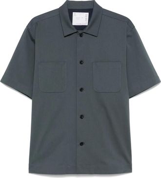 sacai cotton shirt - Grey