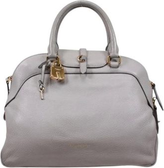 Burberry Pre-owned Handbags, female, Gray, Size: ONE SIZE Pre-owned Vintage Handbag