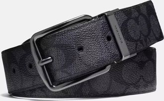 Coach Harness Buckle Cut-To-Size Reversible Belt