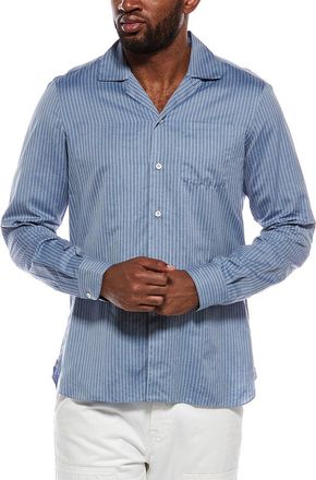 Isaia Camp Collar Shirt