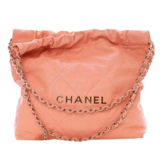 Chanel Pre-owned 22 Bag - Dames - Pre-owned - Roze - Maat: ONE Size Leer