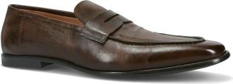 Ron White Paul Weatherproof Penny Loafer in Chocolate at Nordstrom, Size 43