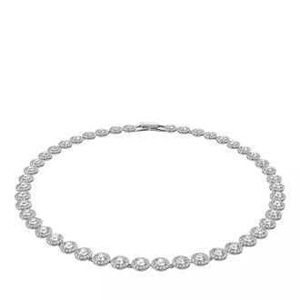 Swarovski Halsketten - Angelic Round cut Rhodium plated - Gr. unisize - in Silber - für Damen