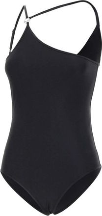 Coperni One Shoulder Swimsuit - Dames - Badpakken - Zwart - S - Tweed - Badmode